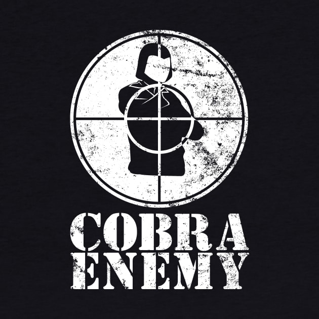 Cobra Enemy – Distressed white by Jamspeed